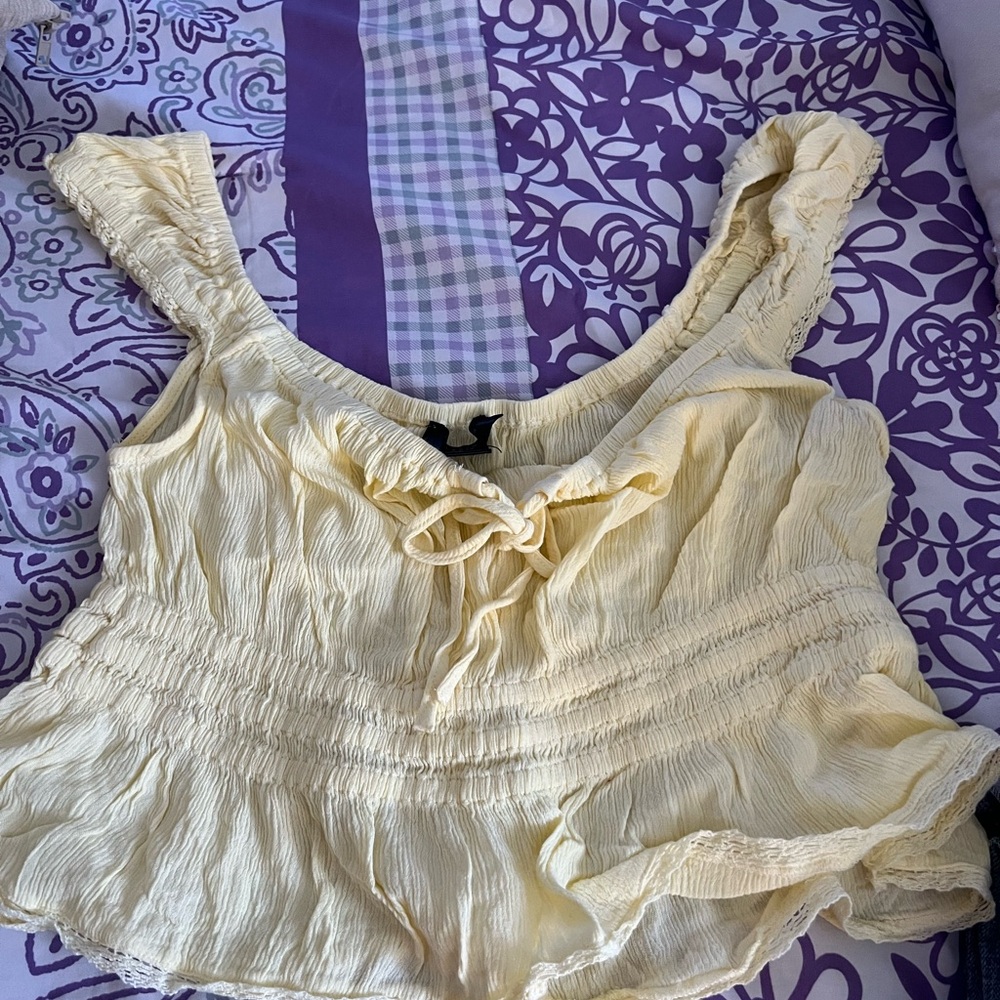 Yellow tank top